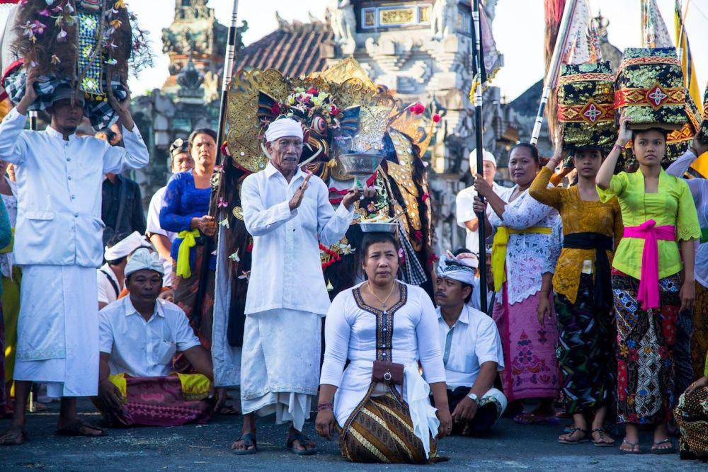Ilustrasi umat Hindu melaksanakan tradisi keagamaan di Bali (pexels.com/ivan higgins)