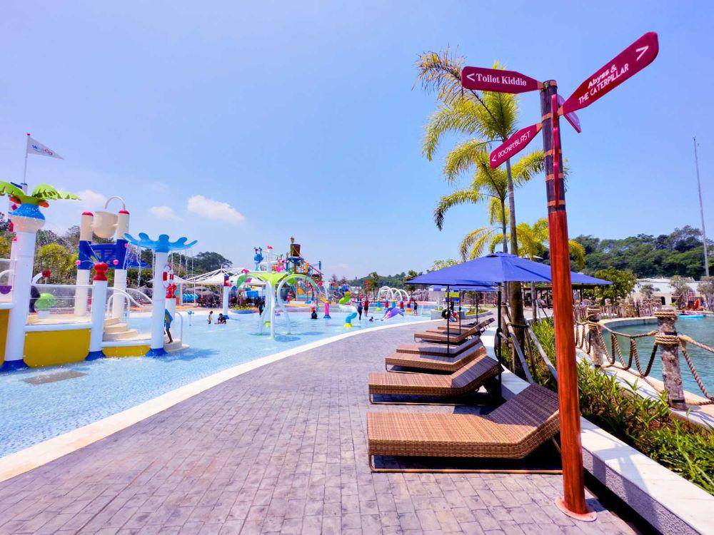 Potret wahana permainan di Wahoo Waterworld Bandung (wahoowaterworld.co.id)