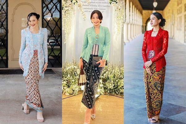 20 Inspirasi Kebaya Kutu Baru ala Seleb, Simpel hingga Elegan!