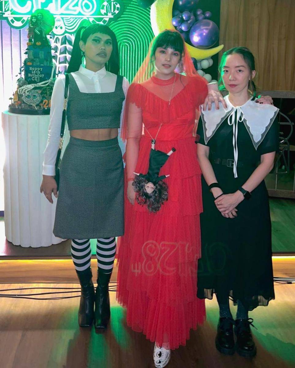 Inspirasi outfit halloween (instagram.com/wanda_haraa)