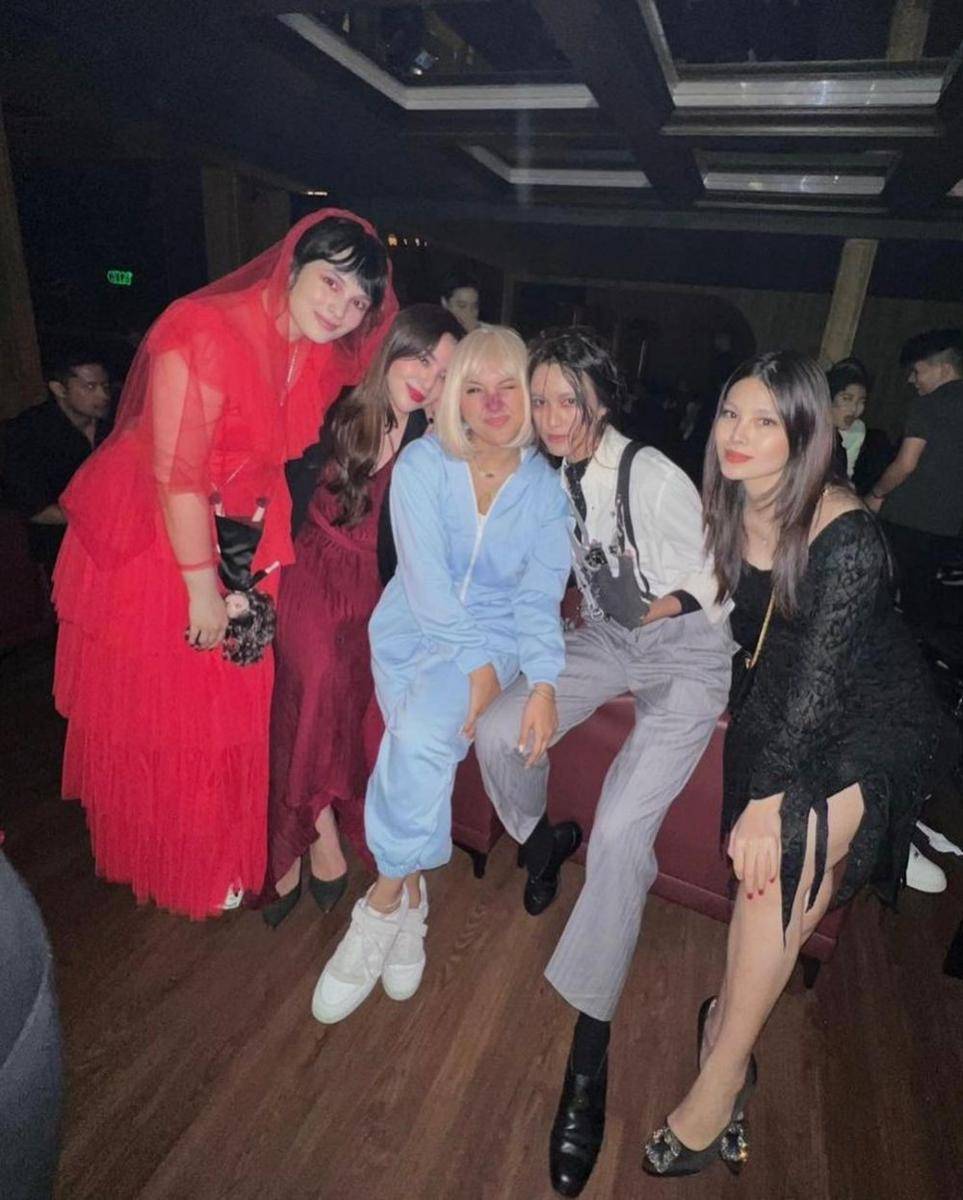 Gaya seleb di acara ulang tahun Chelsea Islan (instagram.com/gisdinda)