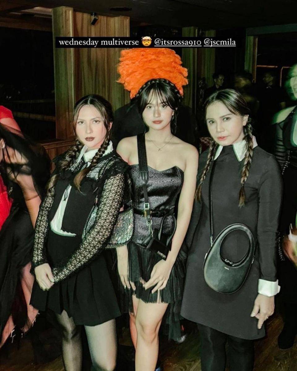 Gaya seleb di acara ulang tahun Chelsea Islan (instagram.com/kuyentertainment)