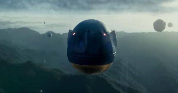 Benda asing dari luar angkasa yang dijatuhkan pihak musuh ( Dok.  Paramount Pictures / Transformers: Rise of the Beasts)