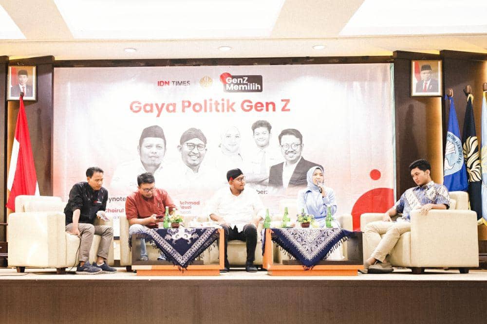 Talk Show Gen Z Memilih di Auditorium Fish Unesa. Dok. Istimewa.