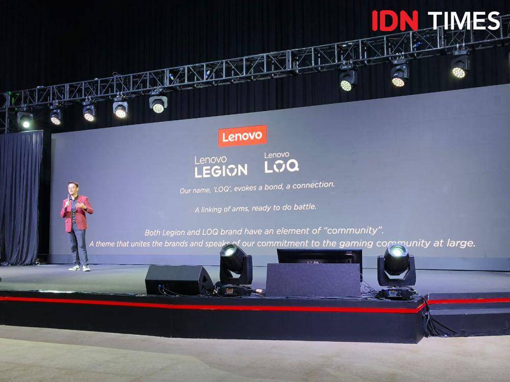 Hendry Lim menjelaskan tentang Lenovo LOQ (IDN Times/Fatkhur Rozi)