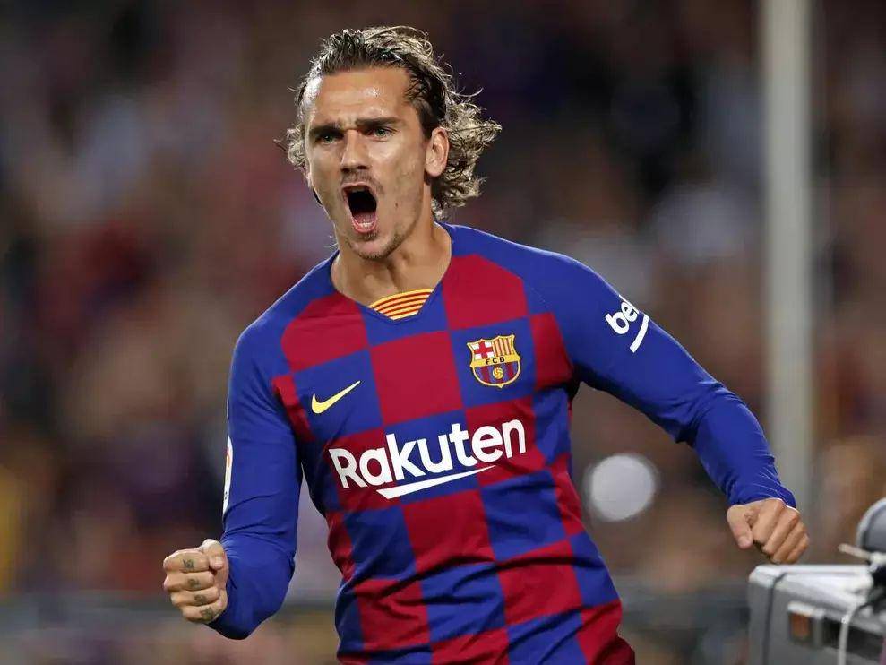 Antoine Griezmann berseragam Barcelona. (fcbarcelona.com)