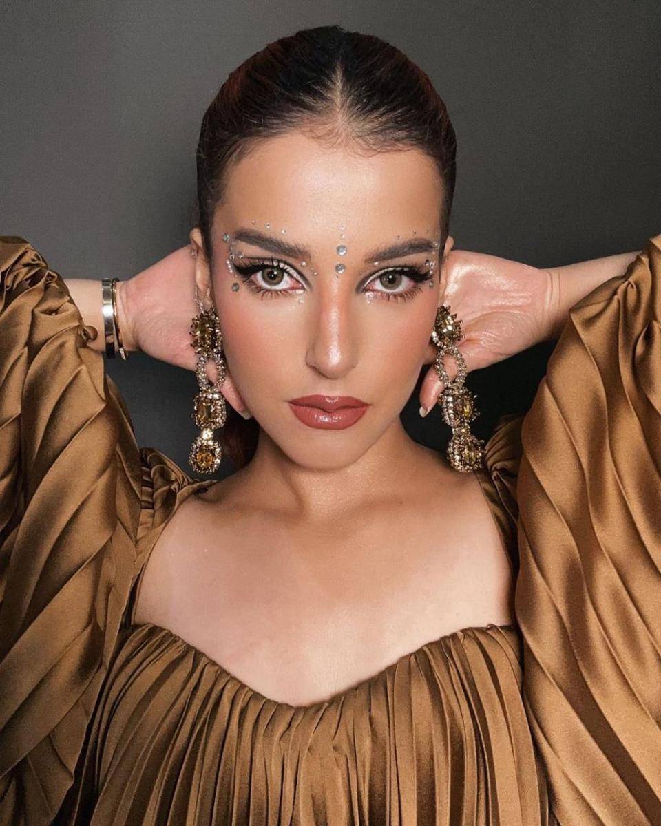 eye makeup untuk nonton konser (instagram.com/ tasyafarasya)