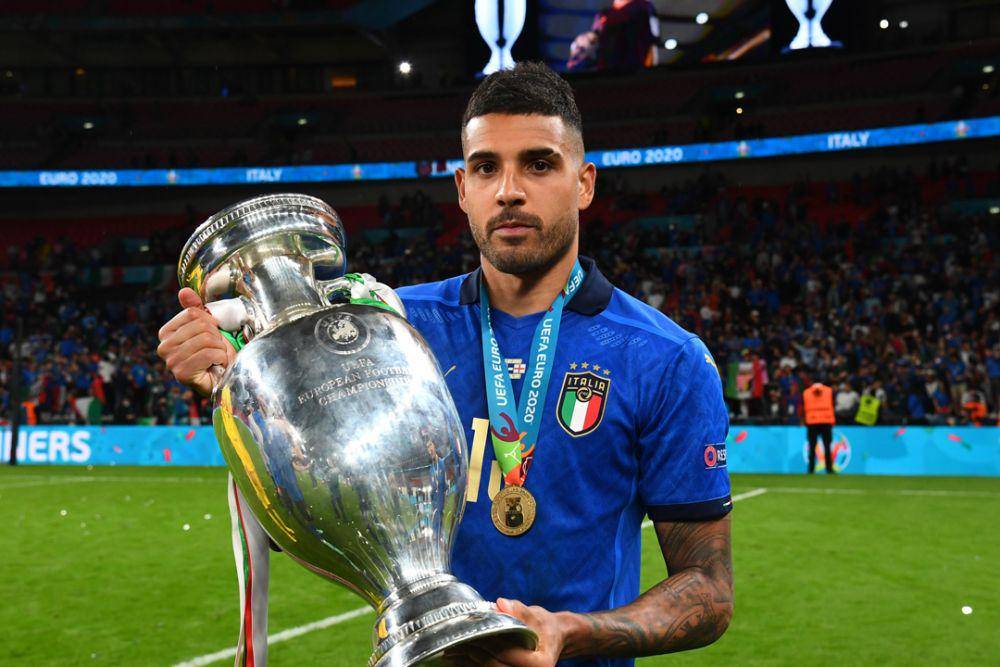 Emerson berhasil menjuarai Piala Euro 2020 bersama Timnas Italia. (twitter.com/EURO2024)