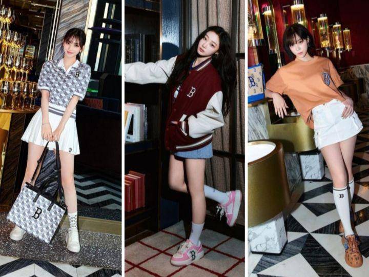 style casual sporty member aespa (instagram.com/mlbkorea)