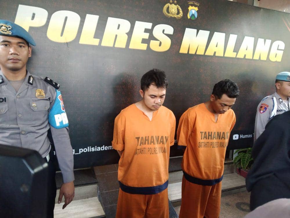 Pelaku pembunuhan driver GoCar Malang. (IDN Times/Rizal Adhi Pratama)