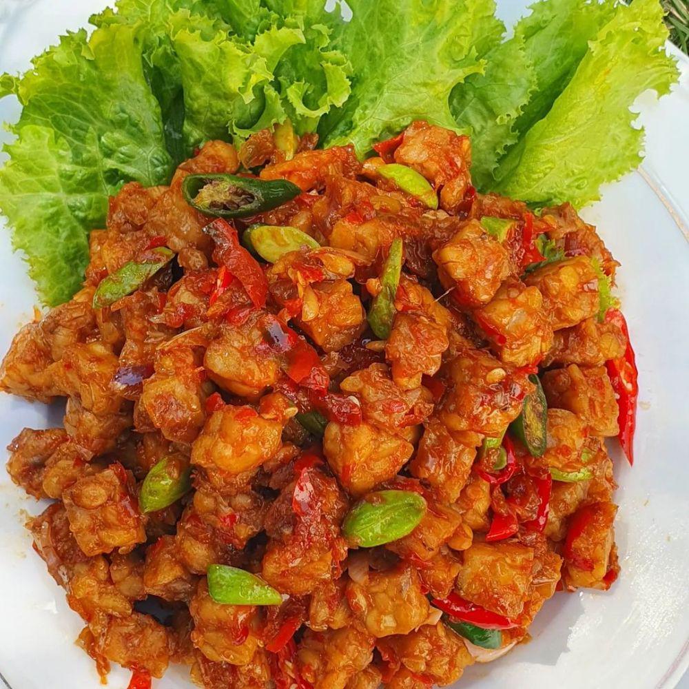 Resep Tempe Pedas Manis yang Sedapnya Bikin Boros Nasi