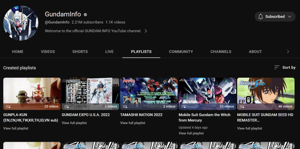 youtobe.com/ GundamInfo