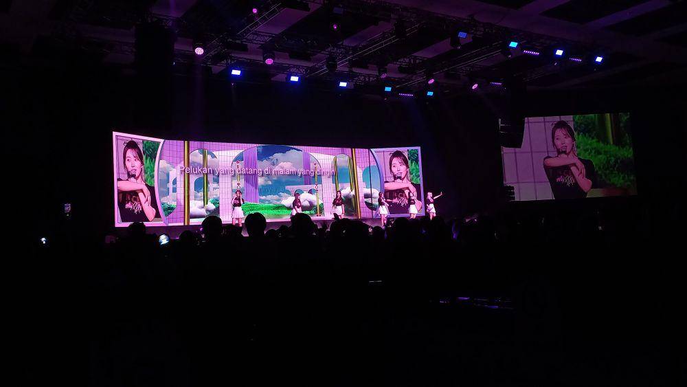 NMIXX di showcase tour NICE TO MIXX YOU IN JAKARTA (dok. Pribadi/Ines Sela Melia)