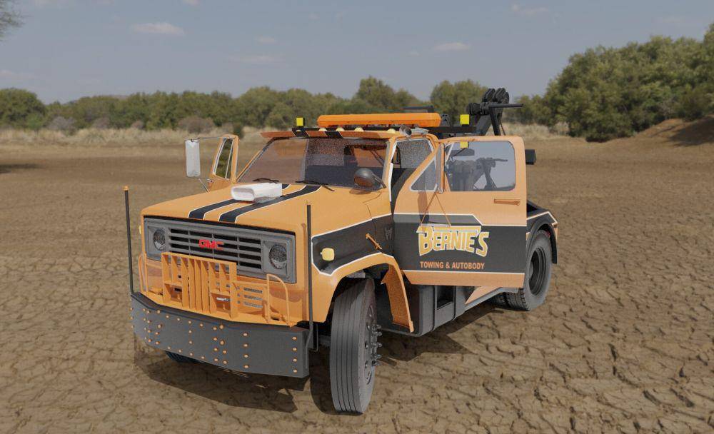 Mobil Transformer GMC C70 Battletrap TowTruck (artstation.com)
