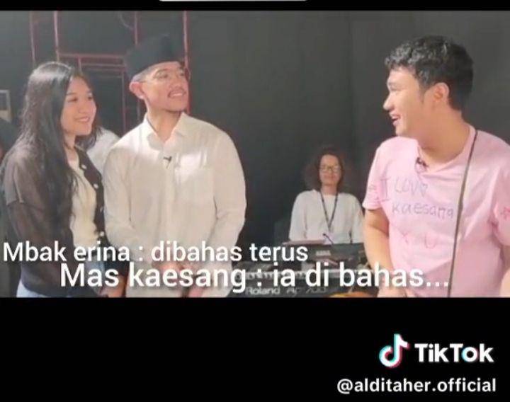 Aldi Taher dan Kaesang (Tiktok.com/alditaher.official)