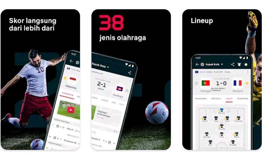 potret aplikasi Flashscore Indonesia (Flashscore/Flashscore Indonesia)