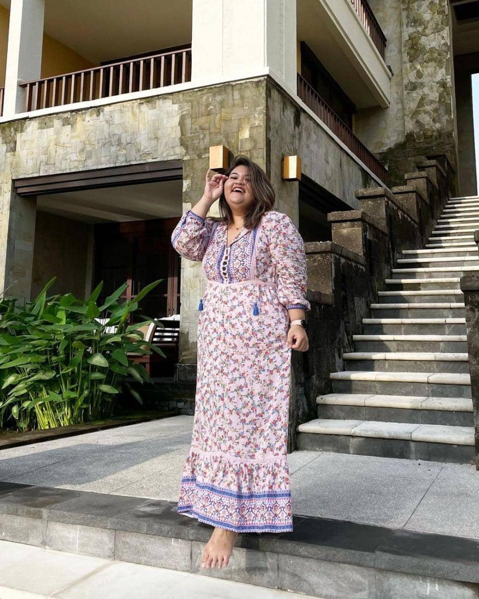 Outfit plus size ala Witta Sylvia (instagram.com/wittasylvia)