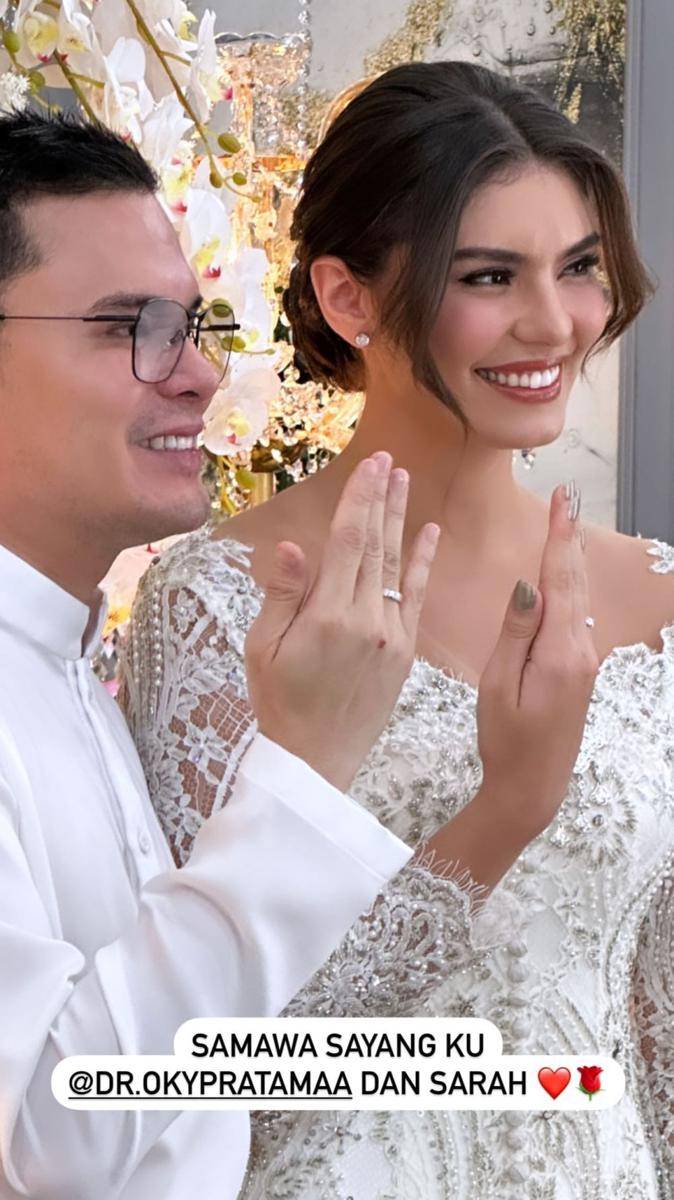 potret pernikahan dr. Oky Pratama (instagram.com/fitri_salhuteru)