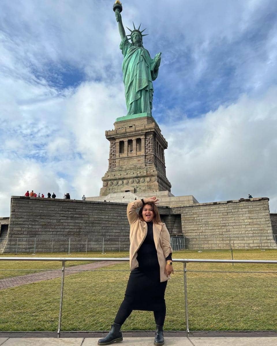 Outfit plus size ala Witta Sylvia (instagram.com/wittasylvia)