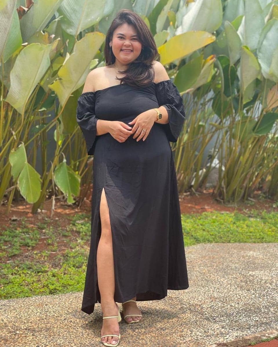 Outfit plus size ala Witta Sylvia (instagram.com/wittasylvia)