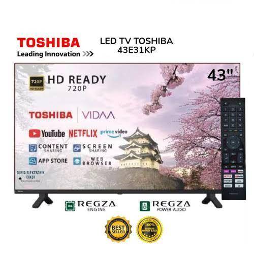 ilustrasi televisi Toshiba 43E31KP (shopee.co.id/toshiba_official_shop)