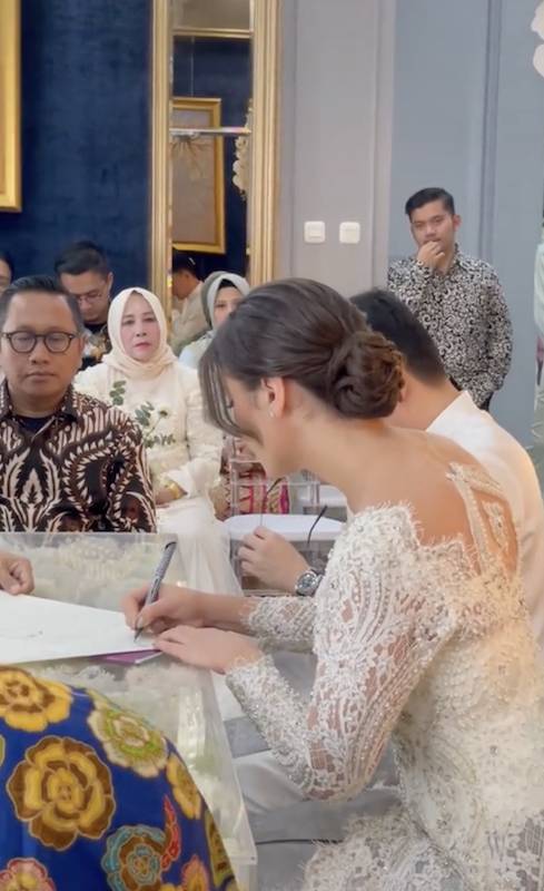 potret pernikahan dr. Oky Pratama (tiktok.com/chocolatosssss111)