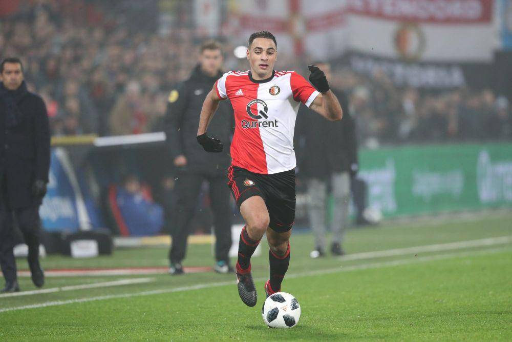 Sofyan Amrabat membela Feyenoord. (twitter.com/Feyenoord)
