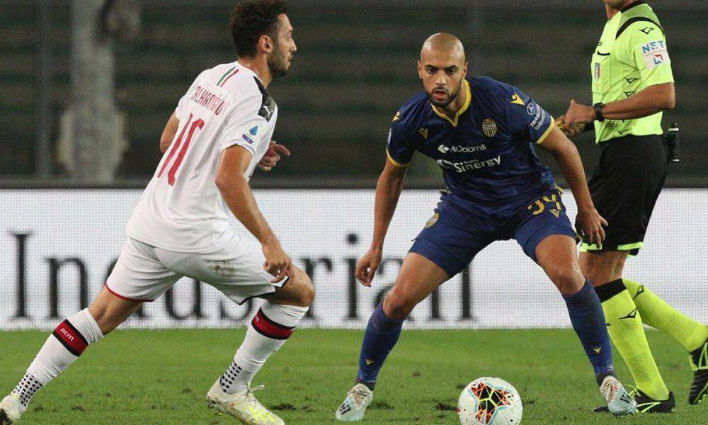 Sofyan Amrabat membela Hellas Verona. (instagram.com/sofyanamrabat)