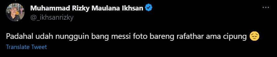 reaksi netizen Messi batal ke Indonesia (twitter.com/_ikhsanrizky)