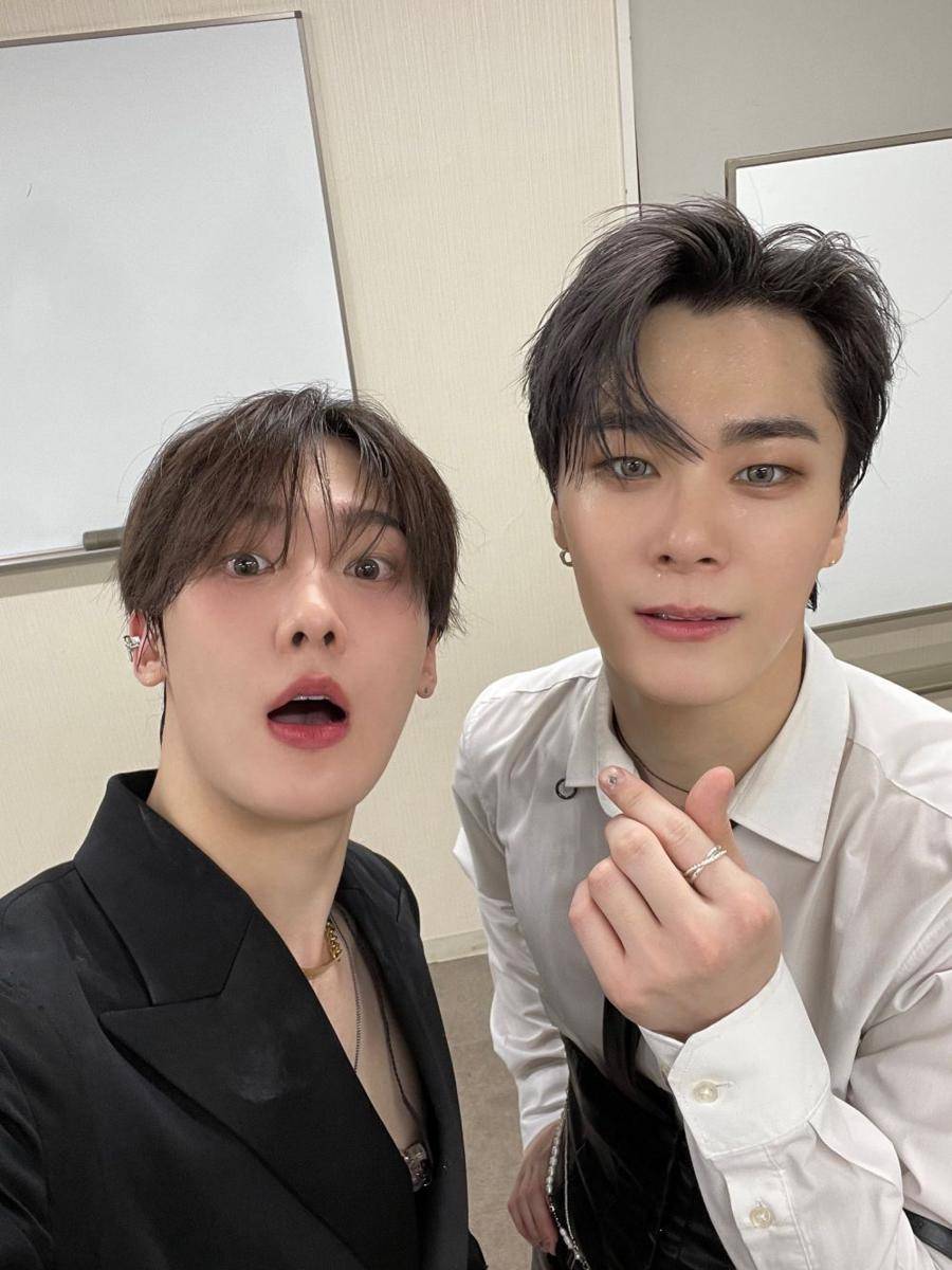 potret Moonbin dan Sanha ASTRO (twitter.com/offclASTRO)