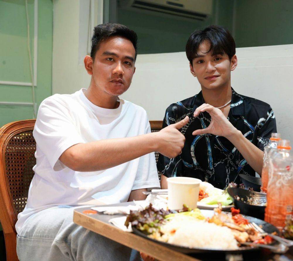 Gibran Rakabuming dan Zayyan Xodiac (Twitter.com/gibran_tweet)