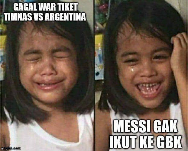 reaksi netizen Messi batal ke Indonesia (twitter.com/azamfaris)