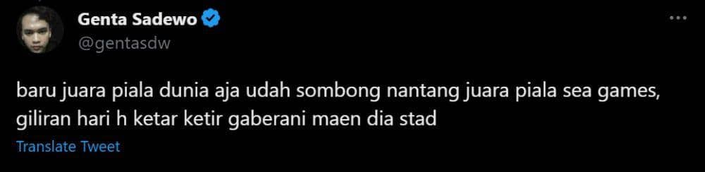 reaksi netizen Messi batal ke Indonesia (twitter.com/gentasdw)