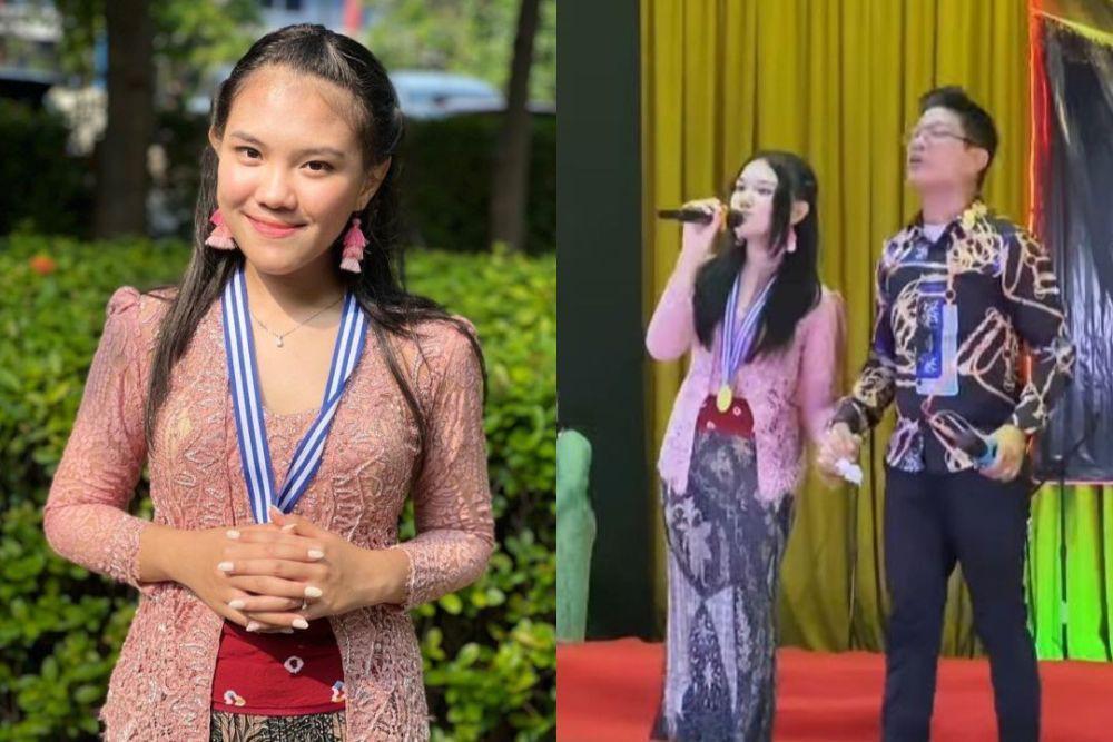 9 Potret Andika Kangan Band Hadiri Kelulusan Putrinya, Duet Bareng