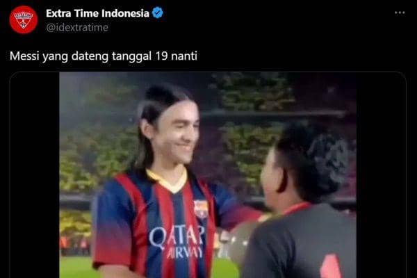 10 Reaksi Kocak Netizen Soal Rumor Messi Gak Jadi ke Indonesia