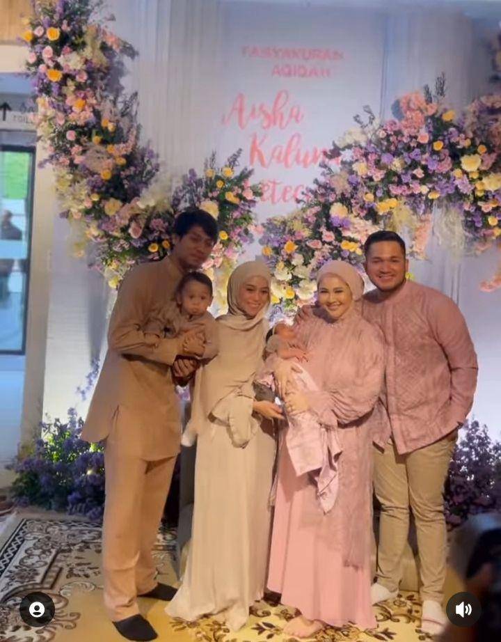 Aqiqah baby Aisha (Instagram.com/kesharatuliu05)