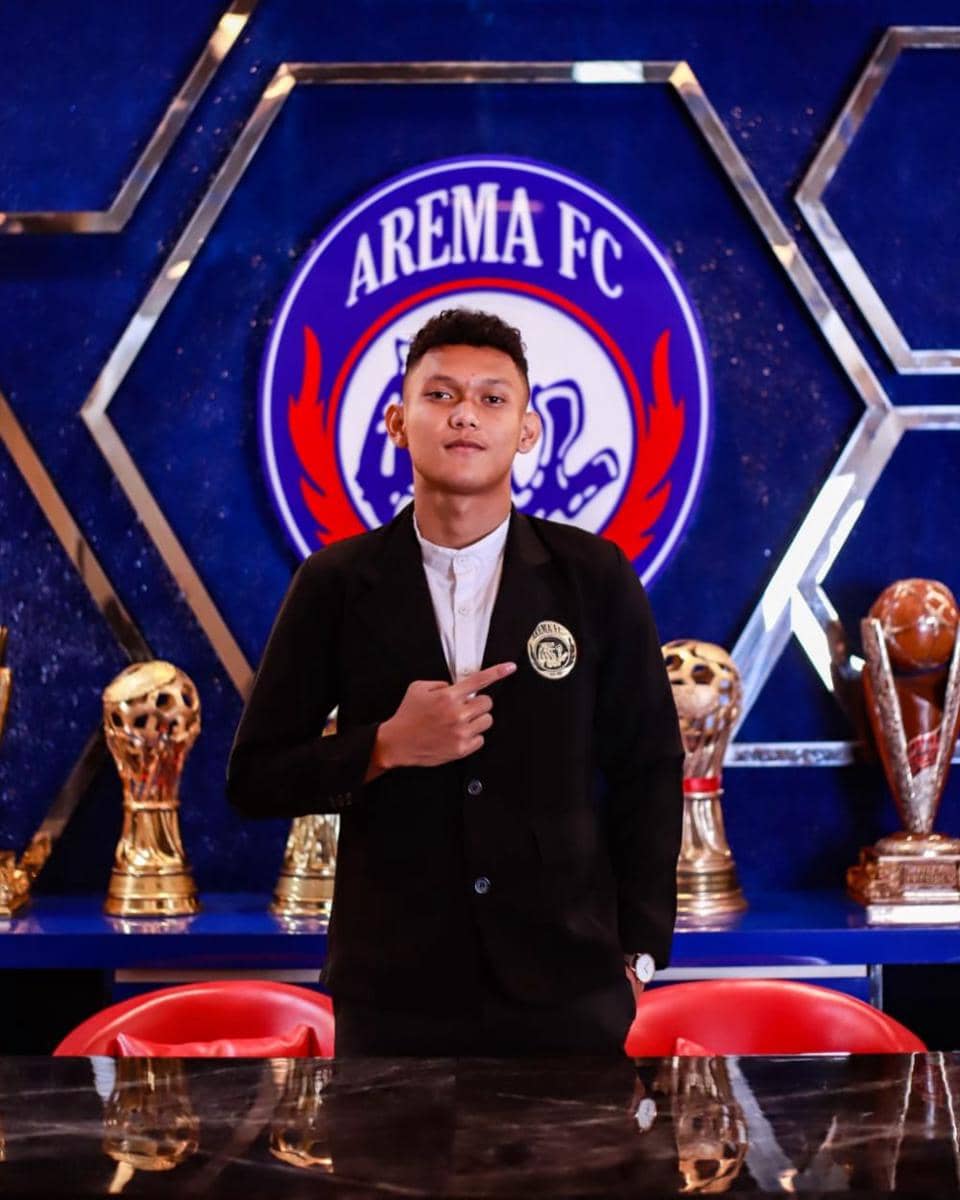Pemain anyar Arema FC, Ginanjar Wahyu. (Dok Media Officer Arema FC)