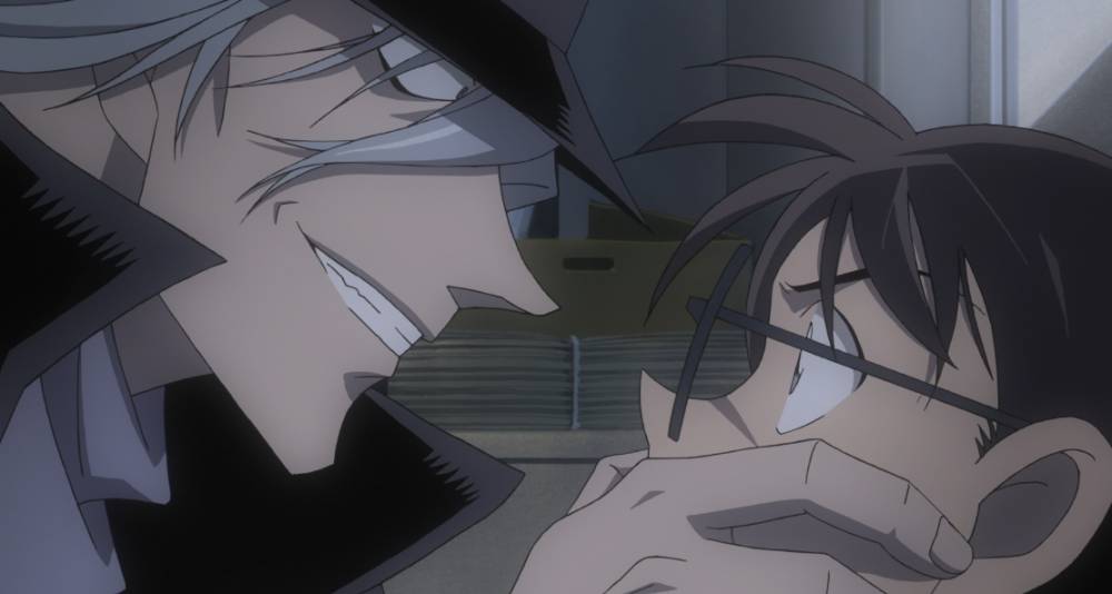 Gin dan Conan Edogawa dari Detective Conan: The Raven Chaser (2009) (dok. TMS Entertainment/Detective Conan: The Raven Chaser)