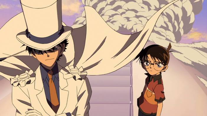 Kaito Kid dan Conan Edogawa dari Detective Conan: The Lost Ship in the Sky (2010) (dok. TMS Entertainment/Detective Conan: The Lost Ship in the Sky)
