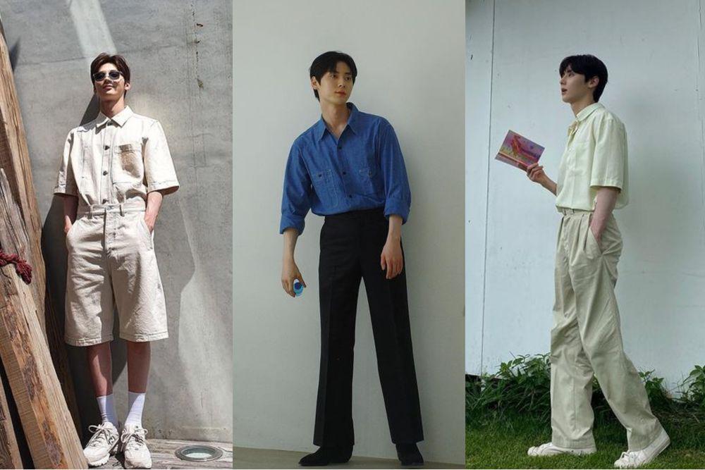 10 Ide Padu Padan Kemeja ala Hwang Minhyun, Fashionable Abis!