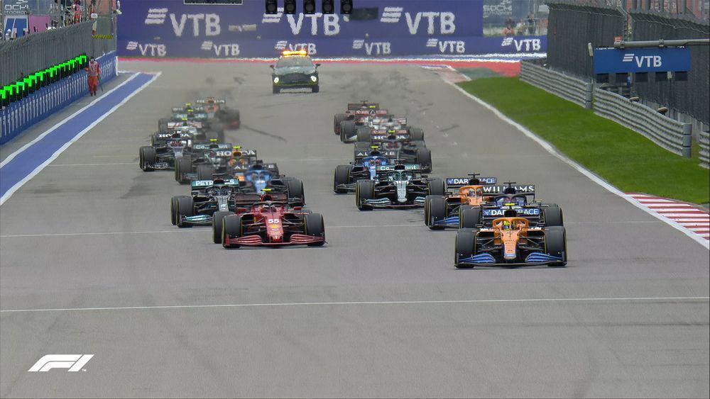 suasana balapan Formula 1 GP Rusia 2021 (formula1.com)