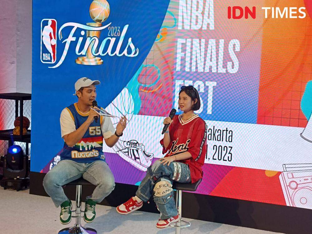 Chika Alifia, Fashion Enthusiast dalam Bincang Mode NBA di M Bloc Space, Jakarta. 11 Juni 2023. (IDN Times/M. Tarmizi Murdianto)