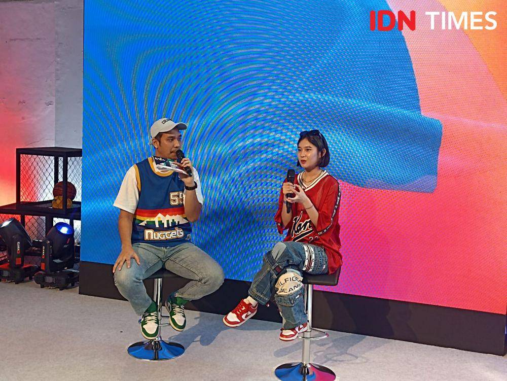 Chika Alifia, Fashion Enthusiast dalam Bincang Mode NBA di M Bloc Space, Jakarta. 11 Juni 2023. (IDN Times/M. Tarmizi Murdianto)