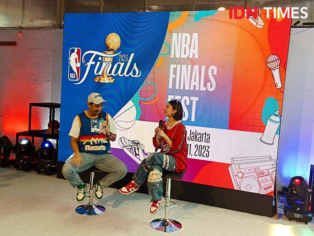 Chika Alifia, Fashion Enthusiast dalam Bincang Mode NBA di M Bloc Space, Jakarta. 11 Juni 2023. (IDN Times/M. Tarmizi Murdianto)