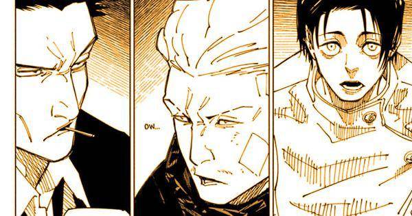 Kusakabe, Hakari dan Yuta membicarakan soal Amplifikasi Domain ( Dok. Mangaplus / Jujutsu Kaisen )