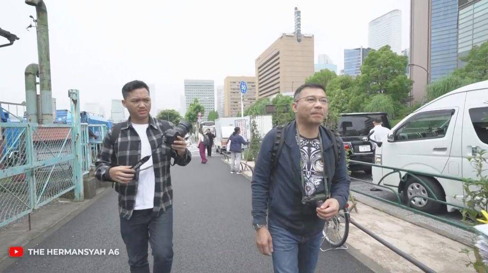 Ashanty street food di Jepang (YouTube.com/The Hermansyah A6)