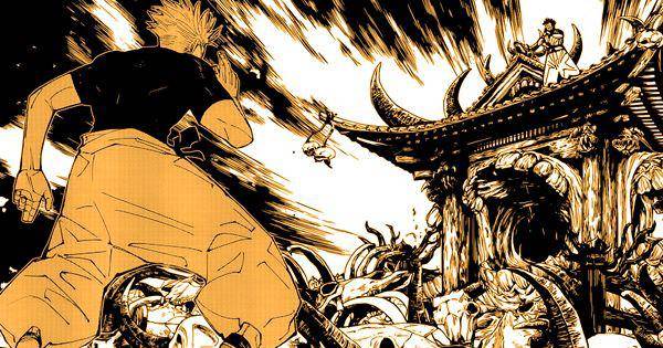 Gojo dan Sukuna melepaskan Domain Expansion ( Dok. Mangaplus / Jujutsu Kaisen )