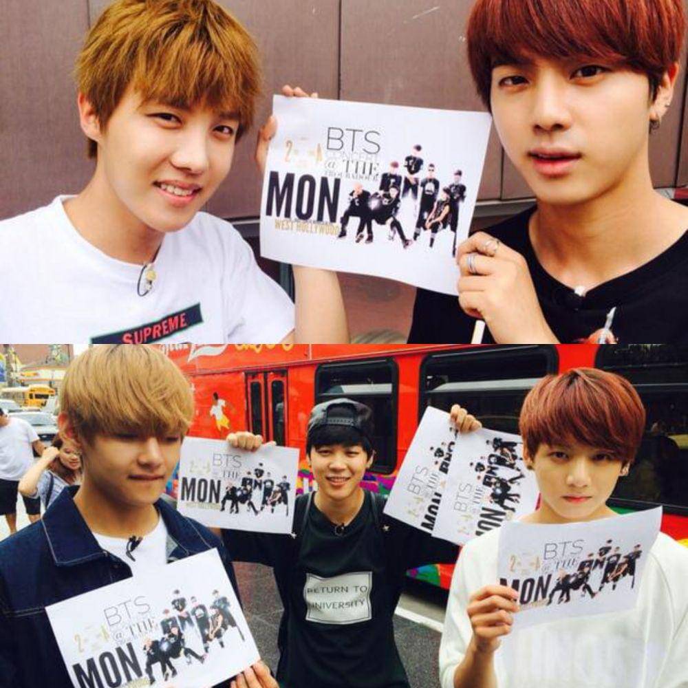 momen BTS mempromosikan konsernya (twitter.com/BTS_twt)