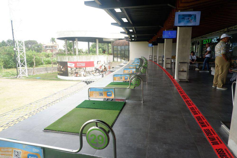Suasana driving range Bali International Golf. (dok. pribadi/Ari Budiadnyana)