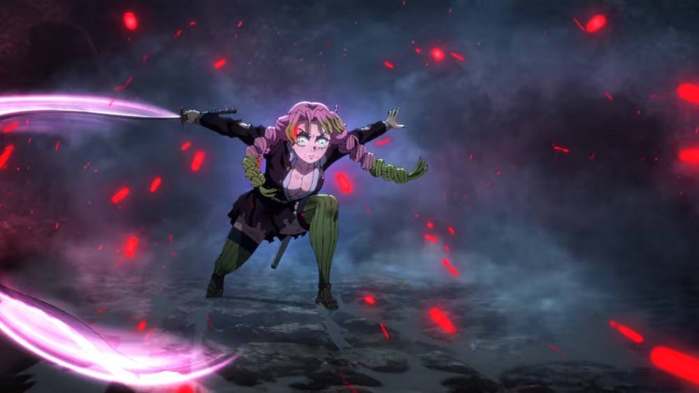 Mitsuri Kanroji (dok. Ufotable/ Kimetsu no Yaiba Swordsmith Village Arc)